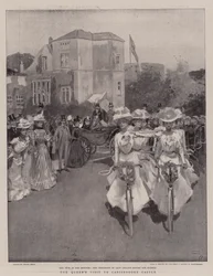 La visita de la reina al castillo de Carisbrooke